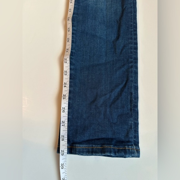 Pilcro Slim Boyfriend Jeans Women’s Size 25 Blue Denim Inseam 29 Made in Turkey - Picture 7 of 9